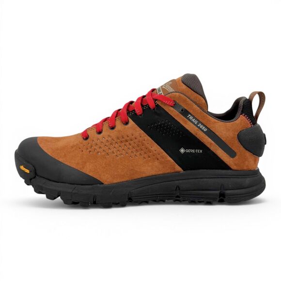 NEW Danner Men\'s Trail 2650 Gore-Tex Suede Hiking Shoes Brown/Red GTX Size 10 main image 8